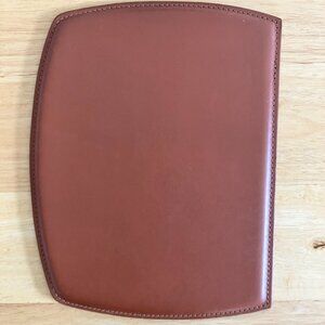 Levenger Genuine Leather & Suede Mouse Pad Elegant NEW without tags IMPERFECT